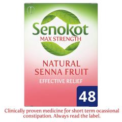 22% off Senokot Max Strength Senna, 48 Tablets