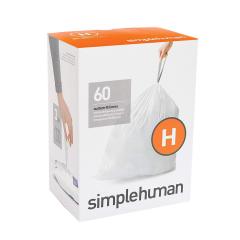 Â£4 off simplehuman, code H custom fit bin liners, 60 pack