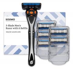 25% off Solimo Male 5 Blade Men's Razor