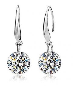 70% off Sterling Silver Crystal Rhinestone Earrings