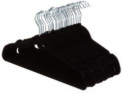 Â£10.99 for Suit Hangers, Velvet - Black, Set of 30