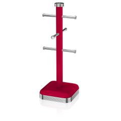 £15 off Swan Retro 6 Cup Mug Tree, Weighted Base, Red
