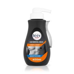 23% off Veet Chest and Body Men Hair Removal Cream, 400 ml