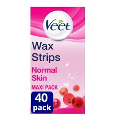 Â£4 off Veet Wax Strips for Normal Skin, Pack of 40
