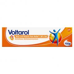 22% off Voltarol Back and Muscle Pain Relief 1.16% Gel, 100g