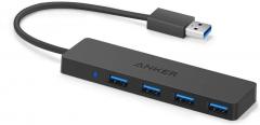 £3.20 off Anker 4-Port USB 3.0 Ultra Slim Data Hub