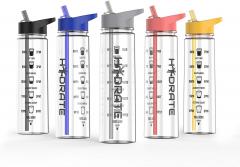 Â£7.69 for HYDRATE Motivational 900ml Straw Water Bottle