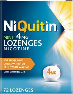 Â£6.40 off NiQuitin Mint 4 mg Lozenges - Effective Smoking