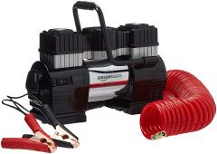 50% off Portable Air Compressor, Dual Battery Clamps