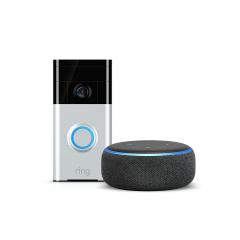 £89 for Ring Video Doorbell plus Echo Dot Charcoal