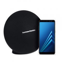 Â£74.26 off Samsung A8 Black and Harman-Kardon ONYX Speaker