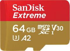 60% off SanDisk Extreme 64 GB microSDXC Memory Card