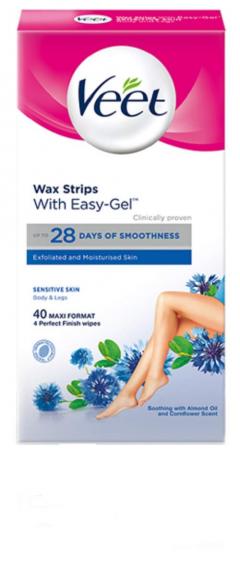 Â£5.40 for Veet Wax Strips Sensitive Skin for Body and Legs