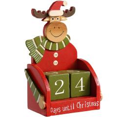 £8 off Wooden Reindeer Advent Calendar