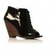 70% Off Black Carvela Ankle Boots