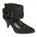 70% off Black Suede Faith Shoe-Boot