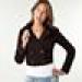 70% off Dark Purple Cropped Jacket