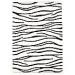 Black & White Zebra Effect Rug £29.99