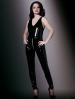 Black PVC Catsuit Ladies Halloween Costume now only Â£30