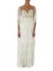 £180 off Cher Strapless Feather Dress!