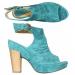 Jamelia 2 Green Suede Platform Shoe £25