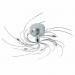 Litecraft Polished Chrome Spiral Ceiling Light Now Only £55!