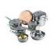 Morphy Richards 8 Piece Copper Based Pan Set £45
