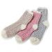 Natural 'Popcorn' plain super soft socks £4