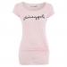 Pineapple Pink script logo t-shirt £10