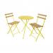 Yellow 3 Piece Table and Chairs Garden Set now Under £50!