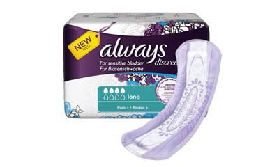 Free Pack of Always Discreet Liners