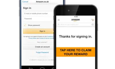 Free Â£2 for Signing into amazon App