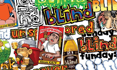 Free bLind Skateboard Stickers