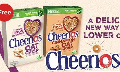 Free Pack of  Cheerios Oat Crisp