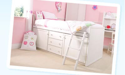 Win a Kids White Cabin Bed
