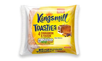 Free Kingsmill Toasties Cinnamon Raisin