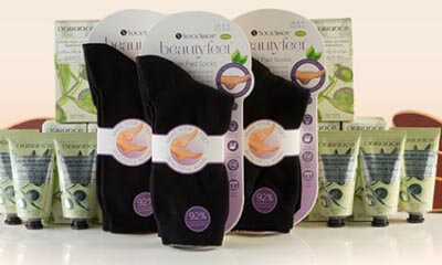 Free SockShop Socks, Foot File & Foot Cream