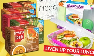 Win 1 of 10 Ryvita goodies & Sistema Bento Lunch Box