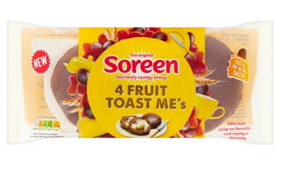 Free Soreen 4 Fruit Tea Cakes