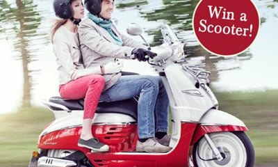 Win Strawberries and Cream Scooter with Poshcorn