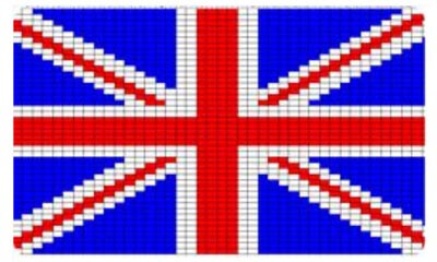Free Team GB Union Jack Knitting Chart