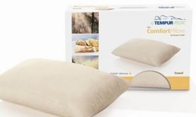 Free Tempur Comfort Travel Pillow