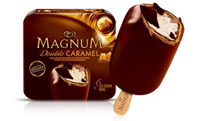 Free 4 Pack of Magnum Double Caramel Ice Cream