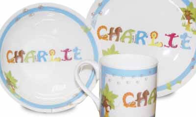 Free Personalised Animal Breakfast Sets
