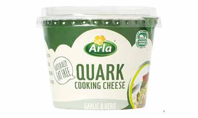 Free Arla Quark Garlic and Herb Cooking Cheese