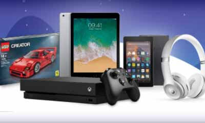Free Electricals in Black Circle Advent Calendar