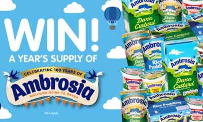 Win a Year's Supply of Amrosia Custard with B&M Stores