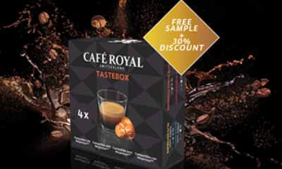Free Cafe Royal Espresso Capsules Tastebox