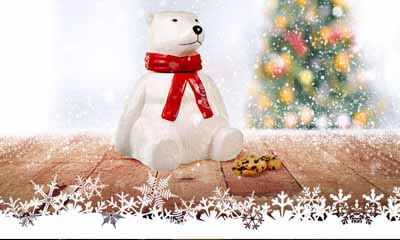 Free Coca-Cola Polar bear Cookie Jar