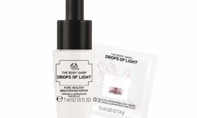Free Drops of Light Body Shop Sample